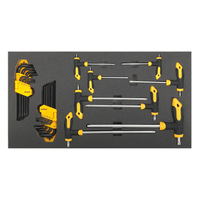 Sealey Sealey S01135 26 Piece Tool Tray with T-Handle & Standard TRX-Star* Key Sets