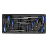 Sealey Sealey TBT05 8 Piece Tool Tray with T-Handle TRX-Star Key Set