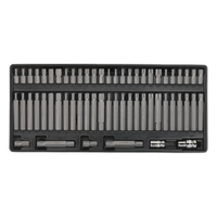 Sealey Sealey TBT11 60 Piece TRX-Star*/Hex/Ribe/Spline Bit Set in Tool Tray