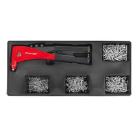 Sealey Sealey TBT15 Tool Tray with Riveter & 400 Assorted Rivet Set