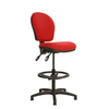 Steelco Ascot AS020D Medium Back Cashier/Draughtsman Chair - Red