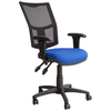 Steelco Haddon HA032 Mesh Back Operator Chair with Adjustable Arms - Blue/Black