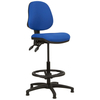 Steelco Kirby KR020D Cashier/Draughtsman Chair - Blue