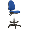 Steelco Kirby KR030D High Back Cashier/Draughtsman Chair - Blue