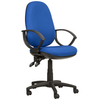 Steelco Kirby KR041 Jumbo Operator Chair with Arms - Blue
