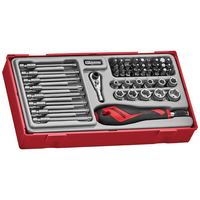 Teng Tools Teng Tools 49 Piece Bit Driver Set with Quick Chuck Driver