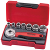Teng Tools Teng Tools T1408 1/4" Drive 8 Piece Metric Socket Set