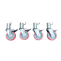 Toptower Toptower Set of 4 Castors for DIY Work Tower