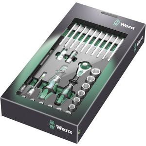 Wera Wera 8100Sa/5 Mod Socket Set 1/4" Drive In Tray 30 Pieces
