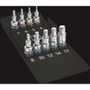 Wera Wera 8740 C HF Zyklop Hex Bit 10 Piece Socket Set 1/2" Drive x 60mm