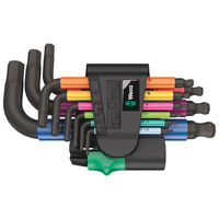 Wera Wera 950/9 Hex-Plus Multicolour 2 L-key set,  1.5-10 mm
