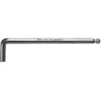 Wera Wera 950PKL Hex Key Long Arm Ball End Chrome Plated 8.0/200mm