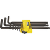 Wera Wera 950PKL/9SZN Hex Key Set Imperial Ball End BlackLaser 5/64"-3/8" 9 Piece