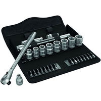 Wera Wera Zyklop 8100 Sb11 3/8" Drive Ratchet & Socket Set 29 Piece