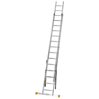 Werner Werner 4.1m Box Section Double Extension Plus Ladder (X3)