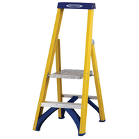 Werner Werner Fibreglass Platform Stepladder Trade 2 Tread