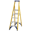 Werner Werner Fibreglass Platform Stepladder Trade 5 Tread