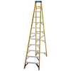 Werner Werner Fibreglass Swingback Stepladder Trade 12 Tread