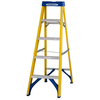 Werner Werner Fibreglass Swingback Stepladder Trade 5 Tread