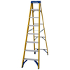 Werner Werner Fibreglass Swingback Stepladder Trade 8 Tread