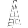 Werner Werner High Handrail Stepladder 7 Tread With Tool Tray