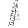 Werner Werner Platform Shop Steps With Handrails 10 Tread