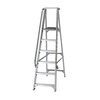 Werner Werner Platform Shop Steps With Handrails 6 Tread