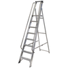 Werner Werner Platform Shop Steps With Handrails 8 Tread