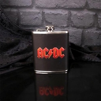 AC/DC Logo Hip Flask