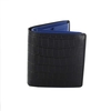 Blue Crocodile Leather Wallet