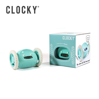 Clocky - The Runaway Alarm Clock (Aqua Blue)