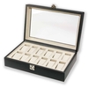Glass Lid Twelve Piece Watch Box