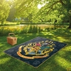 Harry Potter Hogwarts Crest Picnic Blanket