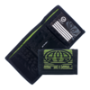 Jarvis 3 Leaf Trifold Wallet (Black)