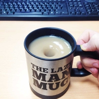 Lazy Man Self Stirring Mug