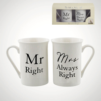 Mr Right Mrs Always Right Mugs