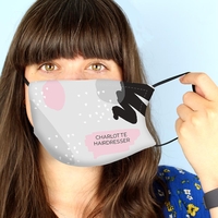 Personalised Abstract Face Mask with 2 Filters