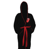 Rolling Stones Lips Fleece Black Bathrobe