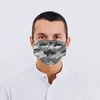 Snow Camo Face Mask with 2 Filters