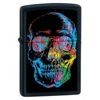 X-Ray Skull Lighter in Black Matte