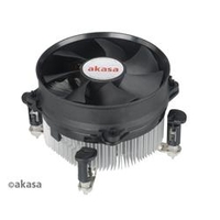 Akasa Dual Socket Aluminium Cooler (Designed for Intel Pentium 4,  Core2Duo,  Core2Quad,  Core i3,  i5,  i7)