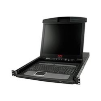 APC 17 Rack LCD Console w/ Integrated 8-Port Analog KVM Switch