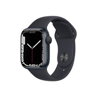 Apple Watch Series 7 GPS 41mm Midnight Aluminium Case and Band