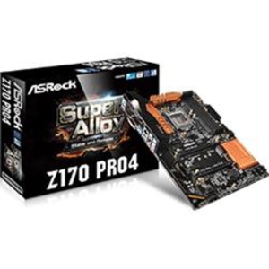 ASRock Z170 Pro4 Intel Z170 LGA1151 DDR4 PCIe M.2 USB3.0 ATX