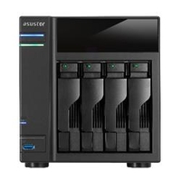 Asustor 4-Bay NAS Intel Atom Dual Core 512MB DDR3 GbEx1