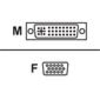 Avocent Male DVI-I to Female HD15 VGA video adapter