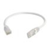 C2G 0.3m Cat5e Booted Unshielded (UTP) Network Patch Cable  White