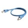 C2G 0.5m Cat6a Shielded Patch - Blue