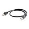 C2G 10m Cat6a Booted Shielded (SSTP) Network Patch Cable  Black