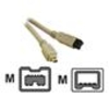 C2G 1m IEEE-1394b FireWire® 800 9-pin to 4-pin Cable